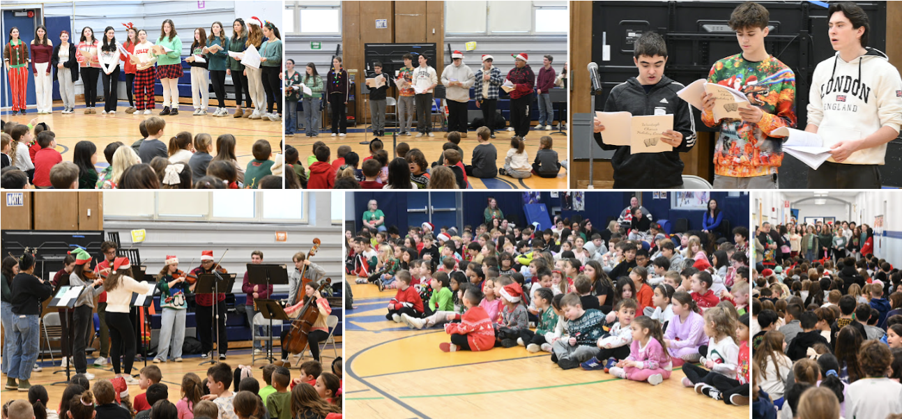 collage of photos playing instruments and singing